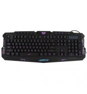M - 200 BILINGUAL RUSSIAN / ENGLISH THREE BACKLIGHT COLORS USB WIRED GAMING KEYBOARD WITH 