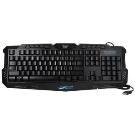 M - 200 BILINGUAL RUSSIAN / ENGLISH THREE BACKLIGHT COLORS USB WIRED GAMING KEYBOARD WITH 