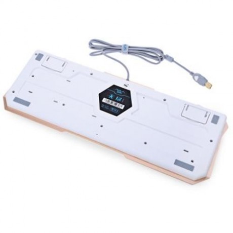 AULA 104 KEYS 7-COLOR LED BACKLIGHT WIRED GAMING KEYBOARD (GOLDEN)