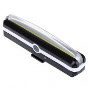WATERPROOF USB RECHARGEABLE LED BIKE TAIL LIGHT BRIGHT 100 LUMENS (BLACK)