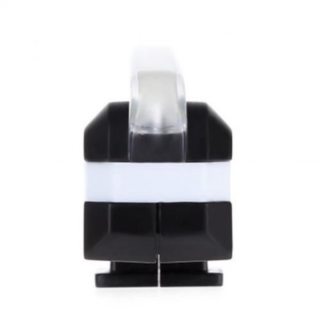 WATERPROOF USB RECHARGEABLE LED BIKE TAIL LIGHT BRIGHT 100 LUMENS (BLACK)