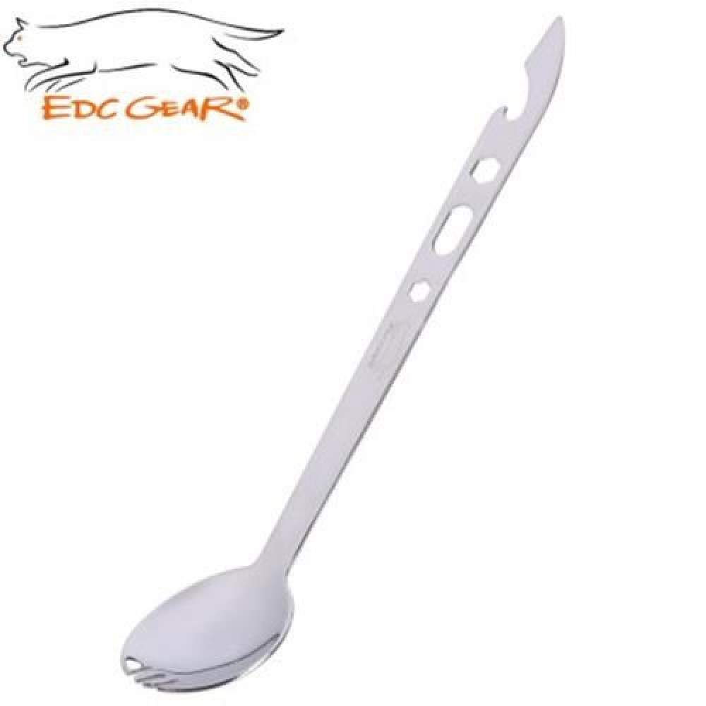EDCGEAR STAINLESS STEEL MULTIFUNCTIONAL LADLE SELF-DEFENSE TOOL BOTTLE OPENER SCREWDRIVER EDCGEAR STAINLESS STEEL MULTIFUNCTIONAL LADLE SELF-DEFENSE TOOL BOTTLE OPENER SCREWDRIVER