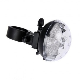 SUPER BRIGHT BICYCLE BIKE 5 LEDS REAR TAIL LIGHT FLASH WARNING LAMP (WHITE)