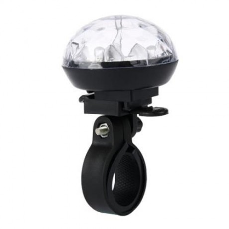 SUPER BRIGHT BICYCLE BIKE 5 LEDS REAR TAIL LIGHT FLASH WARNING LAMP (WHITE)