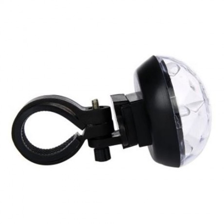 SUPER BRIGHT BICYCLE BIKE 5 LEDS REAR TAIL LIGHT FLASH WARNING LAMP (WHITE)