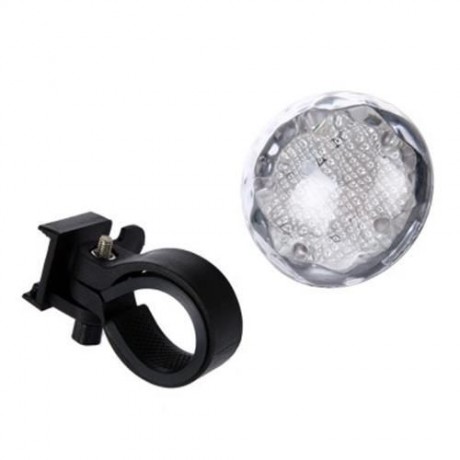 SUPER BRIGHT BICYCLE BIKE 5 LEDS REAR TAIL LIGHT FLASH WARNING LAMP (WHITE)