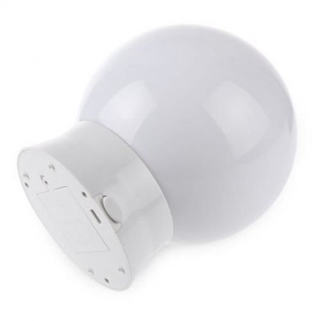 6 INCHES LED MOOD NIGHT LIGHT COLORFUL MOTION PATTERNED SPHERE FOR PARTY (WHITE)