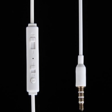 EXQUISITE SPIRAL AGENT STYLE ANTI-RADIATION EARPHONE WITH SINGLE CABLE 3.5MM PLUG (WHITE)