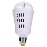 E27 3W RGB LED AUTO ROTATING BULB PARTY LIGHT PROJECTOR LIGHTING (RGB COLOR)