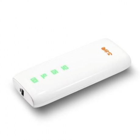 T100Y-W 10000MAH PORTABLE MOBILE POWER BANK WITH SOMATOSENSORY BATTERY INDICATOR FOR SAMSU