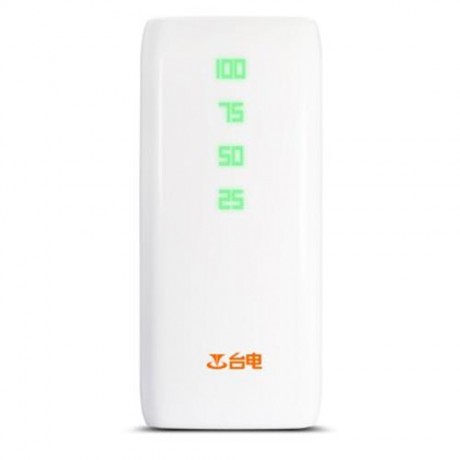 T100Y-W 10000MAH PORTABLE MOBILE POWER BANK WITH SOMATOSENSORY BATTERY INDICATOR FOR SAMSU