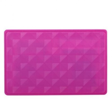 1PC MINI SLIM CREDIT CARD PATTERN SOLAR POWER POCKET CALCULATOR (ROSE)