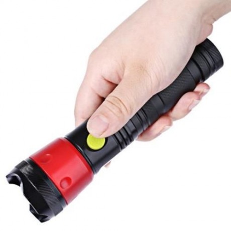 FOCUSING LED WORK LIGHT CAR FLASHLIGHT (BLACK)