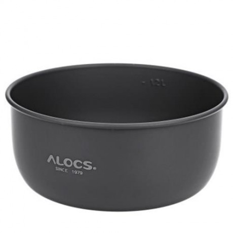 ALOCS CW - C05 PORTABLE 2 - 4 PERSON 10PCS CAMPING COOK SET FOR OUTDOOR HIKING PICNIC (BLA