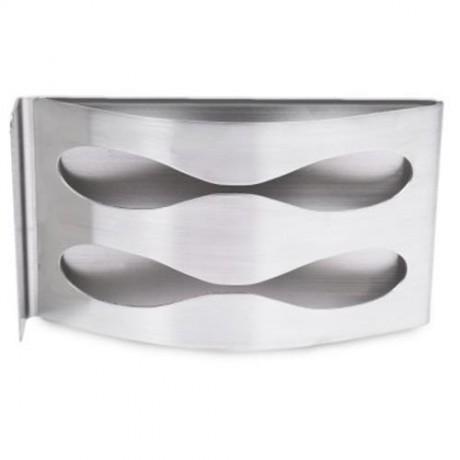 STAINLESS STEEL TOOTHBRUSH RAZOR HOLDER 2 HOLES SELF-ADHESIVE BATHROOM ACCESSORIES ORGANIZ