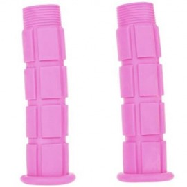 PAIRED SOFT CYCLING ADHESIVE PERFORMANCE RUBBER HANDLEBAR GRIP (PINK)