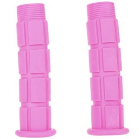 PAIRED SOFT CYCLING ADHESIVE PERFORMANCE RUBBER HANDLEBAR GRIP (PINK)