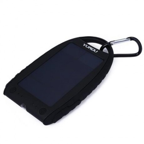 YUNDU YD - T018 7000MAH SOLAR POWER BANK WATERPROOF SHOCKPROOF ANTI-DUST PORTABLE CHARGER 