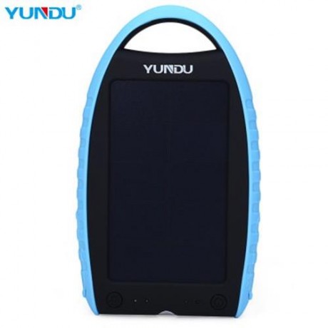 YUNDU YD - T018 7000MAH SOLAR POWER BANK WATERPROOF SHOCKPROOF ANTI-DUST PORTABLE CHARGER 