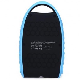 YUNDU YD - T018 7000MAH SOLAR POWER BANK WATERPROOF SHOCKPROOF ANTI-DUST PORTABLE CHARGER 
