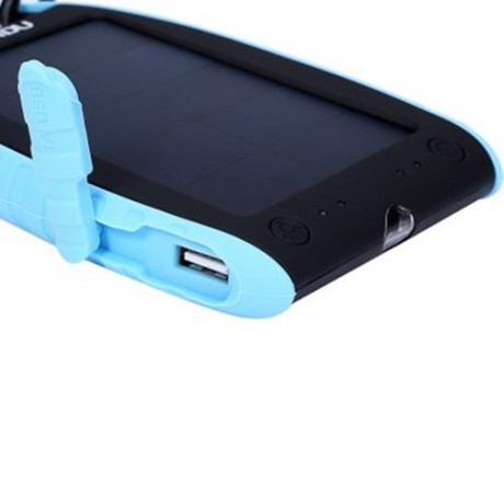 YUNDU YD - T018 7000MAH SOLAR POWER BANK WATERPROOF SHOCKPROOF ANTI-DUST PORTABLE CHARGER 