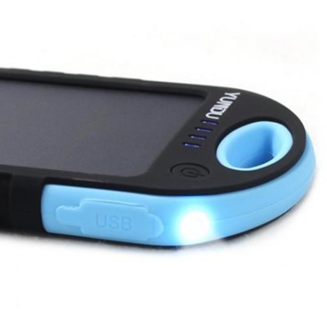 YUNDU YD - T016 SOLAR POWER BANK WATERPROOF SHOCKPROOF ANTI-DUST 12000MAH CHARGING WITH DO