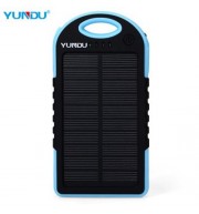 YUNDU  YD - T011 5000MAH SOLAR POWER BANK WATERPROOF SHOCKPROOF ANTI-DUST PORTABLE CHARGIN