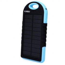 YUNDU  YD - T011 5000MAH SOLAR POWER BANK WATERPROOF SHOCKPROOF ANTI-DUST PORTABLE CHARGIN