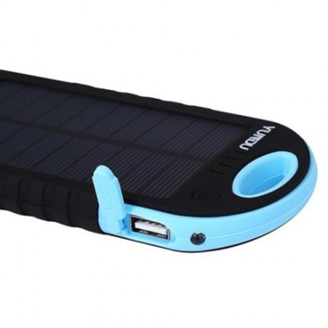 YUNDU  YD - T011 5000MAH SOLAR POWER BANK WATERPROOF SHOCKPROOF ANTI-DUST PORTABLE CHARGIN