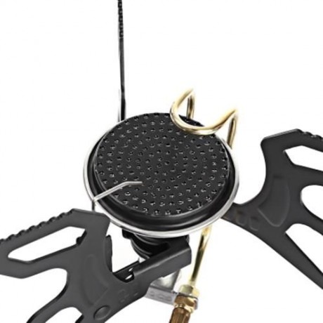 ALOCS CS - G22 DURABLE GAS FURNACE STOVE OUTDOOR CAMPING TOOLS (BLACK)