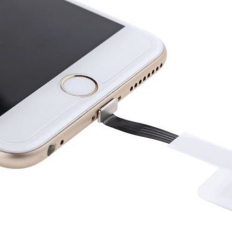 8-PIN INPUT DEVICES WIRELESS CHARGING ADAPTER MODULE PAD COIL LONG TYPE (WHITE)