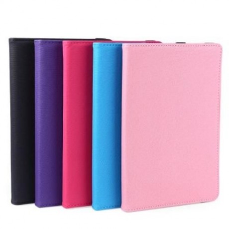 360 DEGREES ROTATING STAND PU LEATHER TPU BACK COVER PROTECTIVE FLIP FOLIO DETACHABLE SOFT