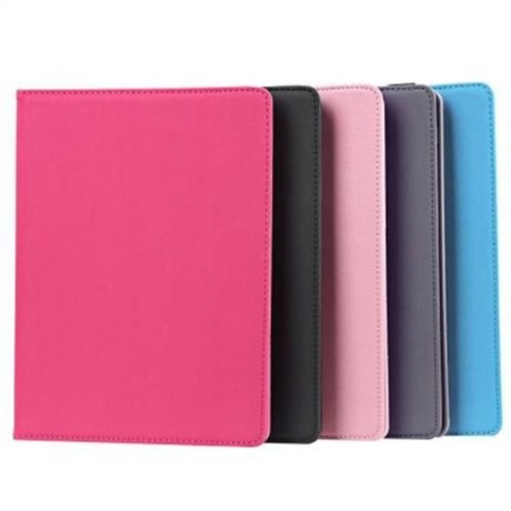 360 DEGREES ROTATING STAND PU LEATHER TPU BACK COVER CASE PROTECTIVE FLIP FOLIO DETACHABLE