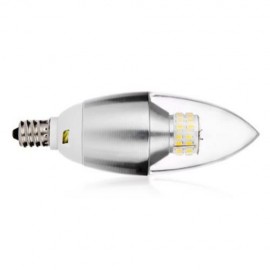 3PCS E12 110V 6W SMD 3014 LED CANDLE LIGHT (WARM WHITE LIGHT)