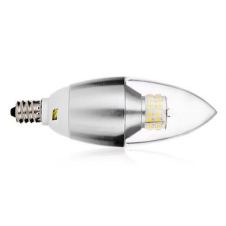 3PCS E12 110V 6W SMD 3014 LED CANDLE LIGHT (WARM WHITE LIGHT)