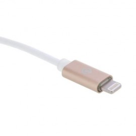 TOTU GLORY SERIES USB CABLE SHINE VERSION BLN CONTROL 1.2M FOR APPLE (GOLDEN)