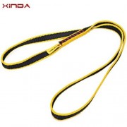 XINDA 80CM NYLON SLING BEARING STRAP FLAT BELT LOAD-BEARING BANDLET FOR ROCK CLIMBING (YEL