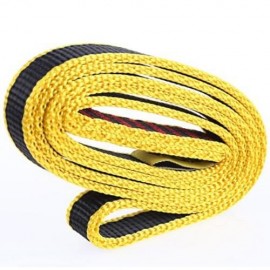 XINDA 80CM NYLON SLING BEARING STRAP FLAT BELT LOAD-BEARING BANDLET FOR ROCK CLIMBING (YEL