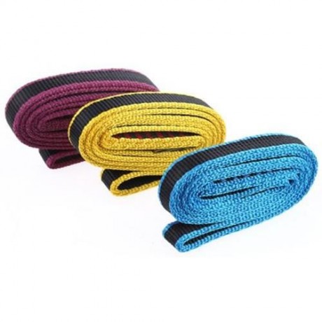 XINDA 80CM NYLON SLING BEARING STRAP FLAT BELT LOAD-BEARING BANDLET FOR ROCK CLIMBING (YEL