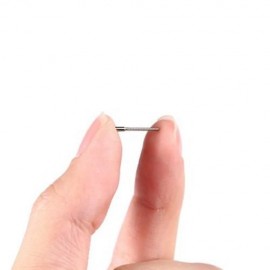 7MM WATCH WINDING STEM EXTENDERS FOR ATTACHING CROWN WRISTWATCH MOVEMENT PART (SILVER)