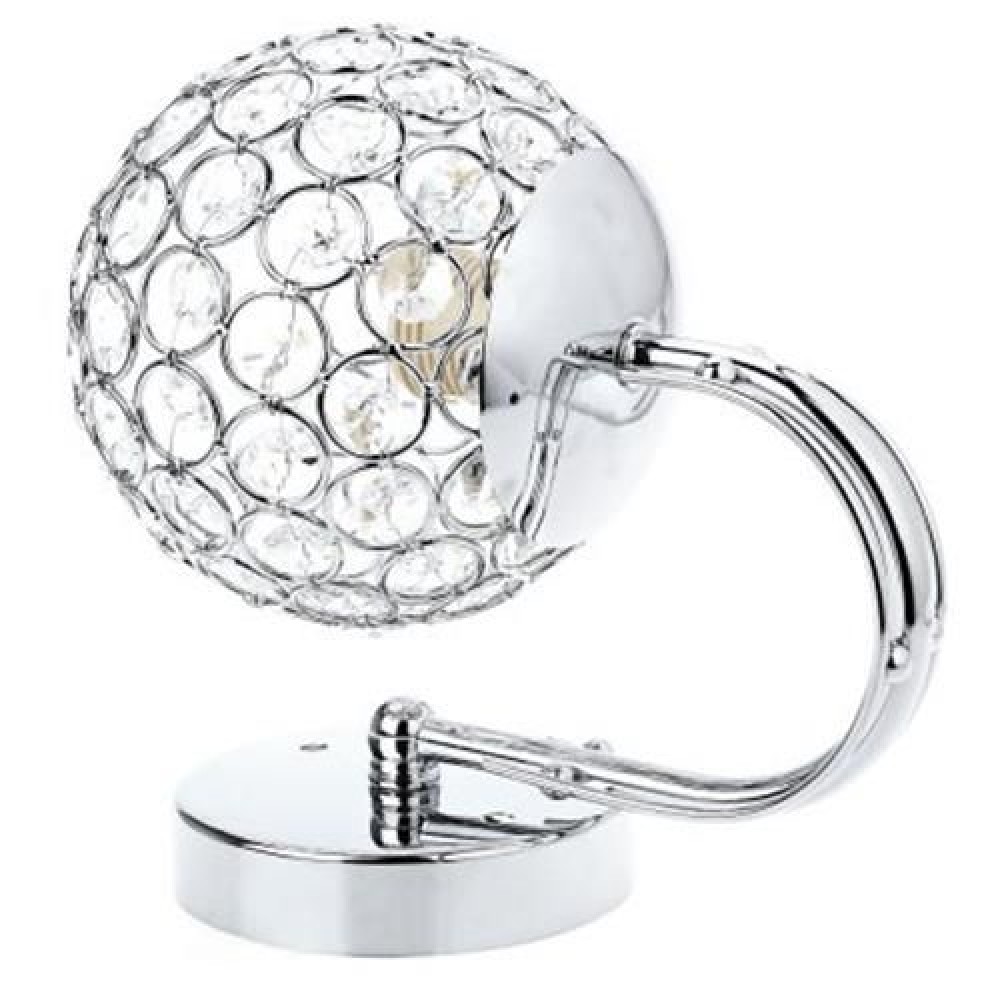 MODERN STYLE BEDSIDE E27 LED WALL LIGHTS BEDROOM LAMP (SILVER)