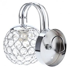 MODERN STYLE BEDSIDE E27 LED WALL LIGHTS BEDROOM LAMP (SILVER)