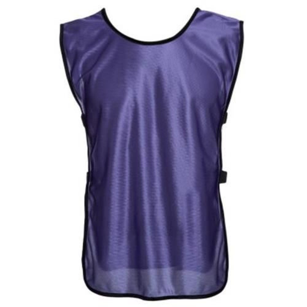 BREATHABLE PURE COLOR UNISEX TRAINING FOOTBALL VEST SHIRT (PURPLE)