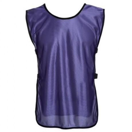 BREATHABLE PURE COLOR UNISEX TRAINING FOOTBALL VEST SHIRT (PURPLE)