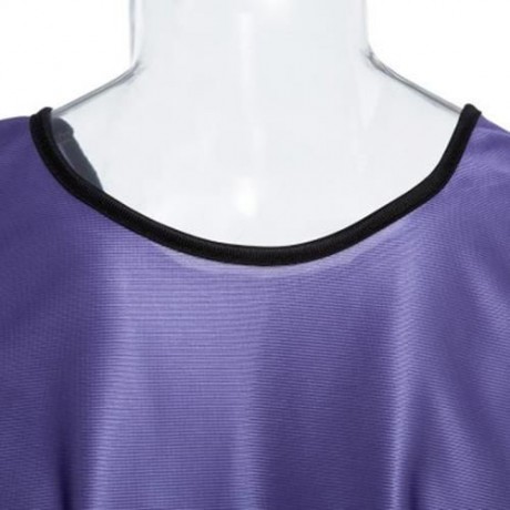 BREATHABLE PURE COLOR UNISEX TRAINING FOOTBALL VEST SHIRT (PURPLE)