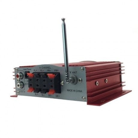 KENTIGER 2008 POWER FAILURE MEMORY FUNCTION IR CONTROL FM MP3 USB POWER AMPLIFIER (RED)