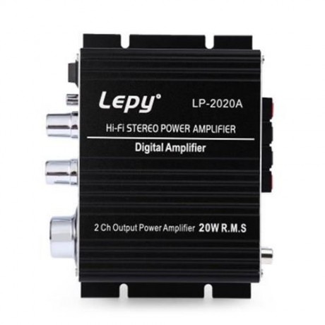 LEPY LP - 2020A HIFI DIGITAL STEREO AMPLIFIER WITH OVER-CURRENT PROTECTION (BLACK)