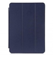 PU LEATHER SMART ULTRA THIN STAND COVER PC BACK CASE FOR IPAD AIR (DEEP BLUE)