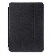 PU LEATHER SMART ULTRA THIN STAND COVER PC BACK CASE FOR IPAD AIR (BLACK)