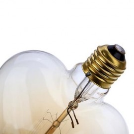 LIGHTME 220 - 240V 40W E27 110 - 120LM 32AK RETRO BULB TUNGSTEN FILAMENT HEART-SHAPED ENER